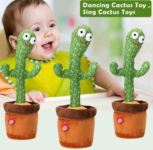 Dancing Cactus Plush Toy Electronic Shake Dancing Toy with the Song Plush Cute Dancing Cactus Early Toy for Children