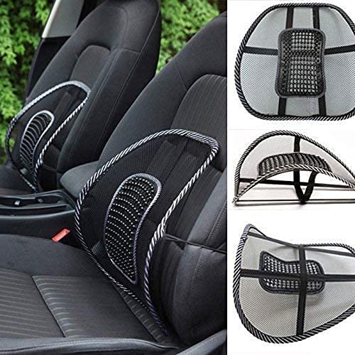Car Chair Back Support Massage Cushion Mesh Relief Lumbar Brace Car