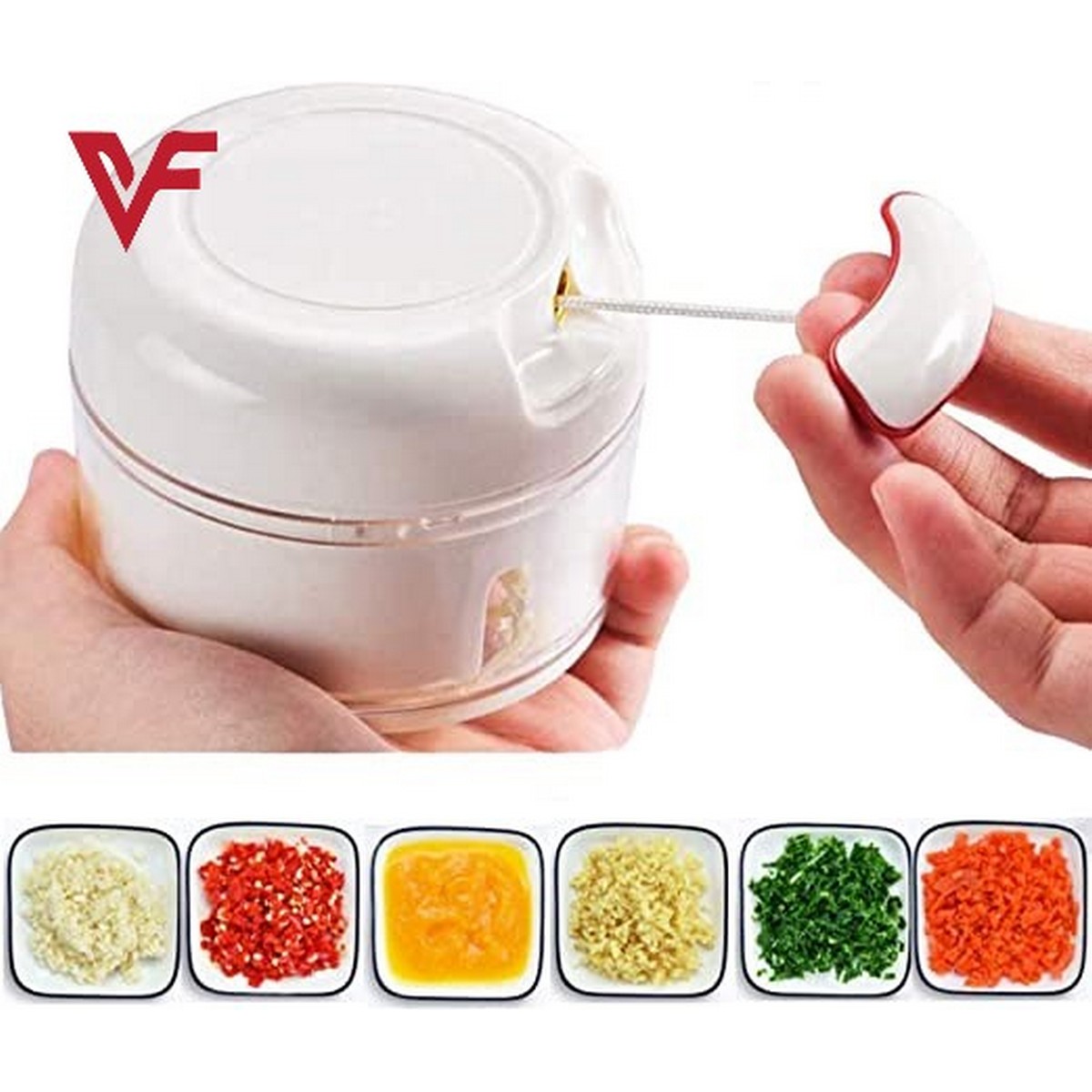 Mini Garlic Slicer Household Mincing Machine Minced Hand Pull Grinder