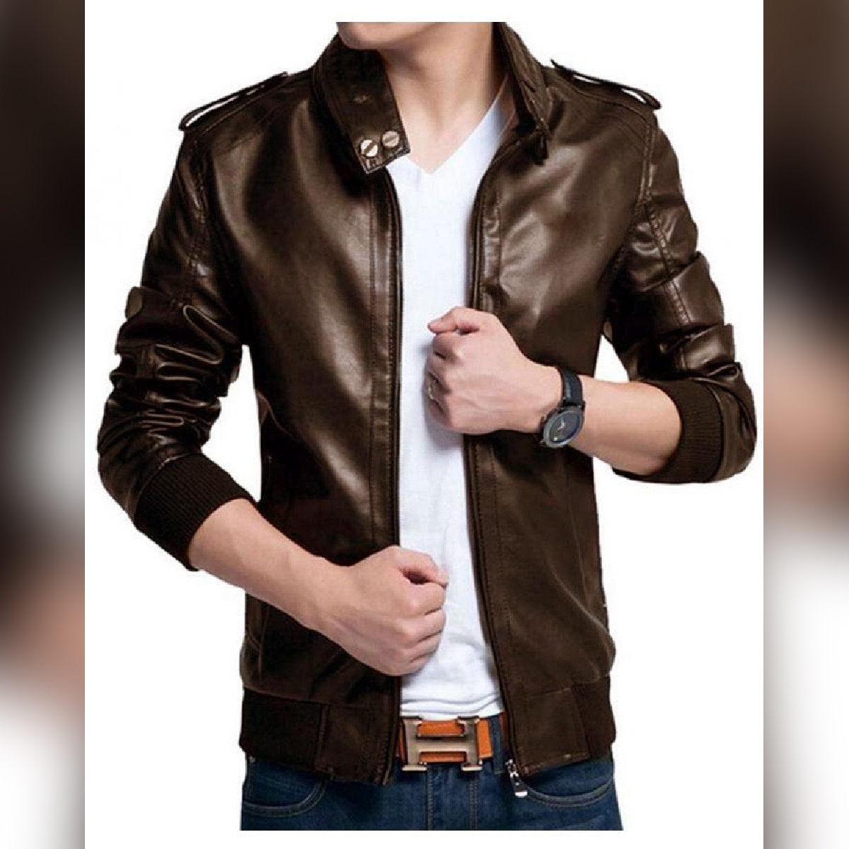 leather ki jacket ke colour