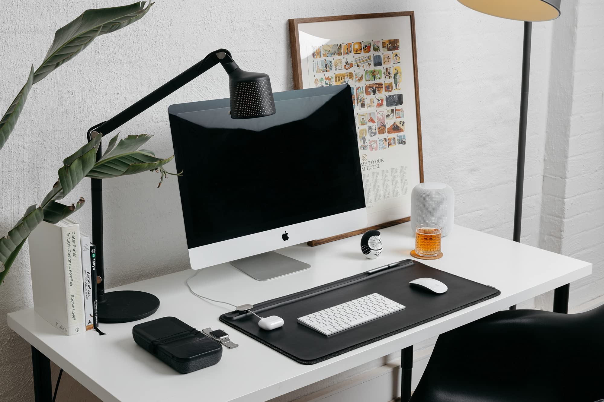 Laptop Matt 13x30 inches Large Mouse pad | Desk Matt, Computer Table Protector Matt | Multi use Synthetic Leather Matt| Large Mousepad