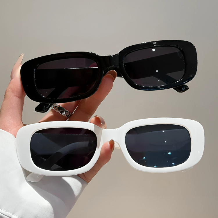 Modern Bold Retro Rectangle Sunglasses - Luxury Sunnies For Men & Women - Bold Style, Premium Eyewear