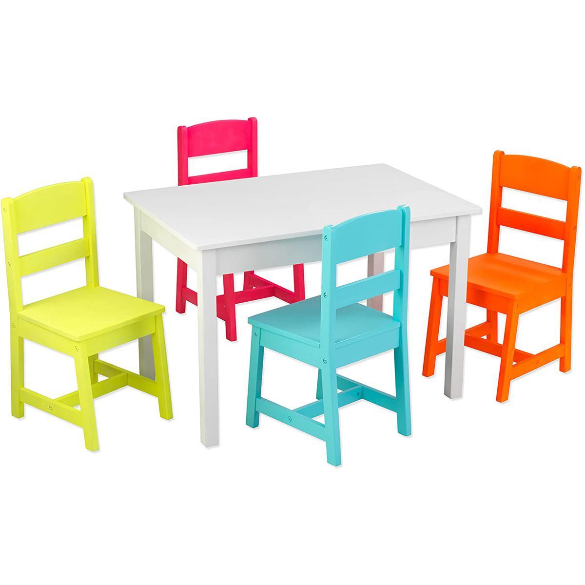 Kids Table Kids Chair Kids Table And Chair Kids Table With 4 Chairs Multicolor Kids Table Daraz.pk