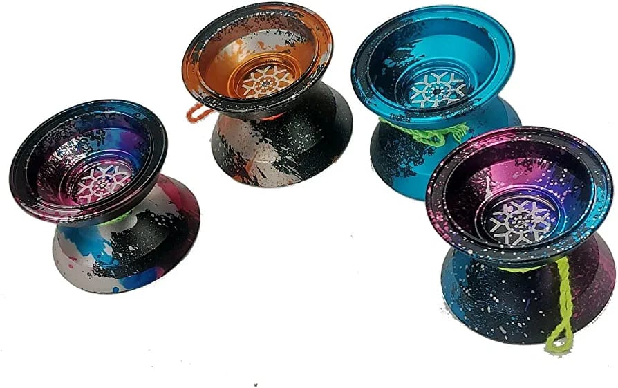Metal Yoyo Ball Toys for Kids, Classic Toys, Aluminum Alloy, High Speed, Unicycle Rotating String