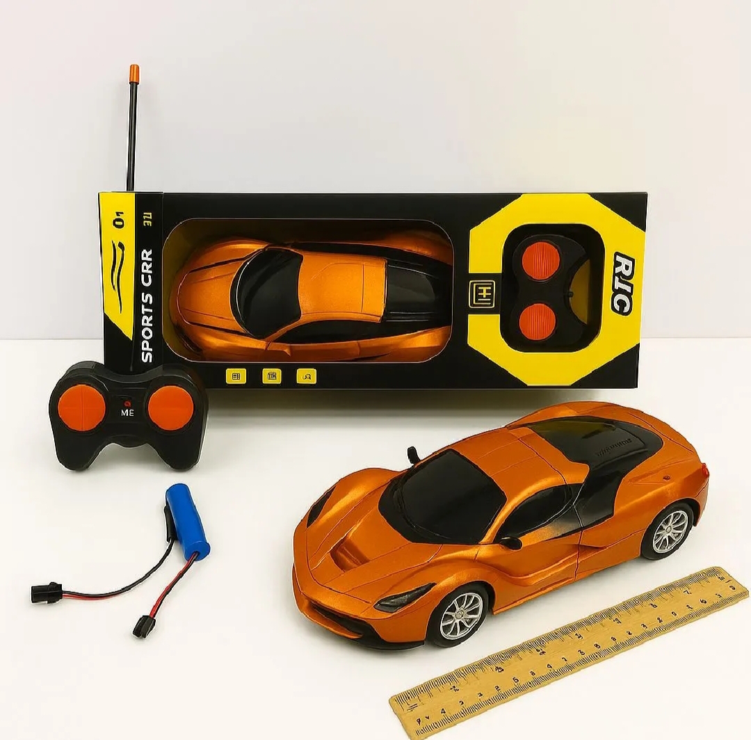 Speed Racing 1:20 RC Sports Car – Remote Control Drifting Model with Realistic Headlight & Exhaust Emulation, Rechargeable Battery & Cable, 2.4GHz Frequency for Smooth Control and High-Speed Performance. Perfect Gift Baby Birthdays, Kids Exams & Game Toy
