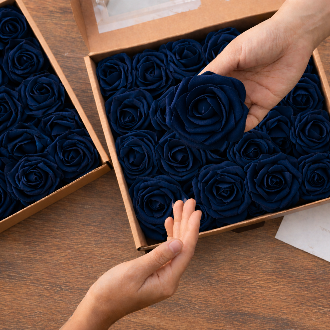 24pcs Ribbon Flowers, Handmade, Delicate Artificial Flowers - Long Stemmed, Realistic, Reusable, DIY Friendly for Valentine's Day, Wedding Bouquets, Centerpieces, Party Decorations, Home Decor, and Floral Arrangements