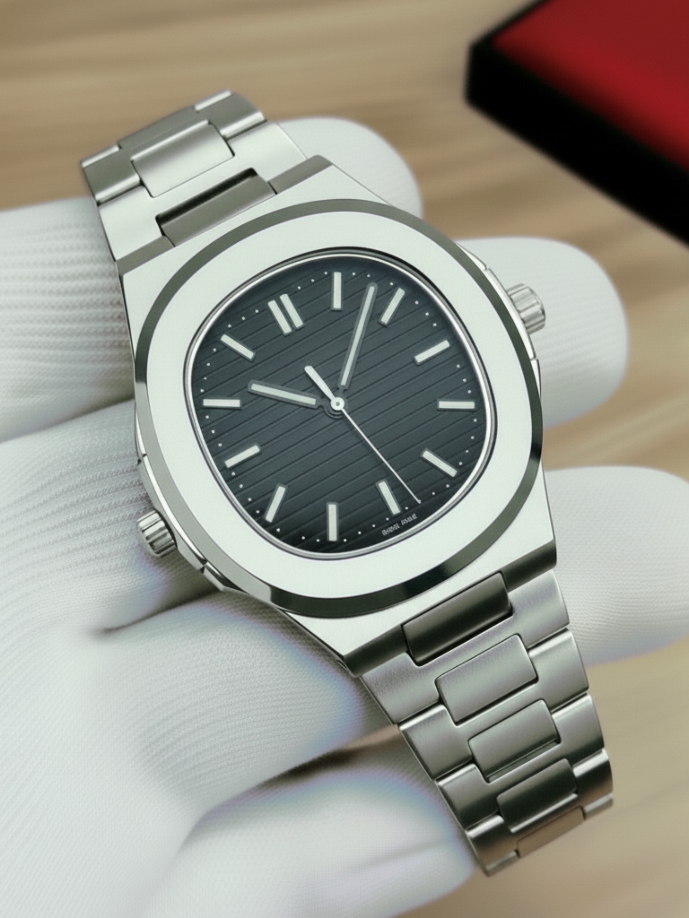 Wrist Watch for Men Stainless Steel Quartz Watch Classic and Luxury Style Water Resistant Multiple Colors