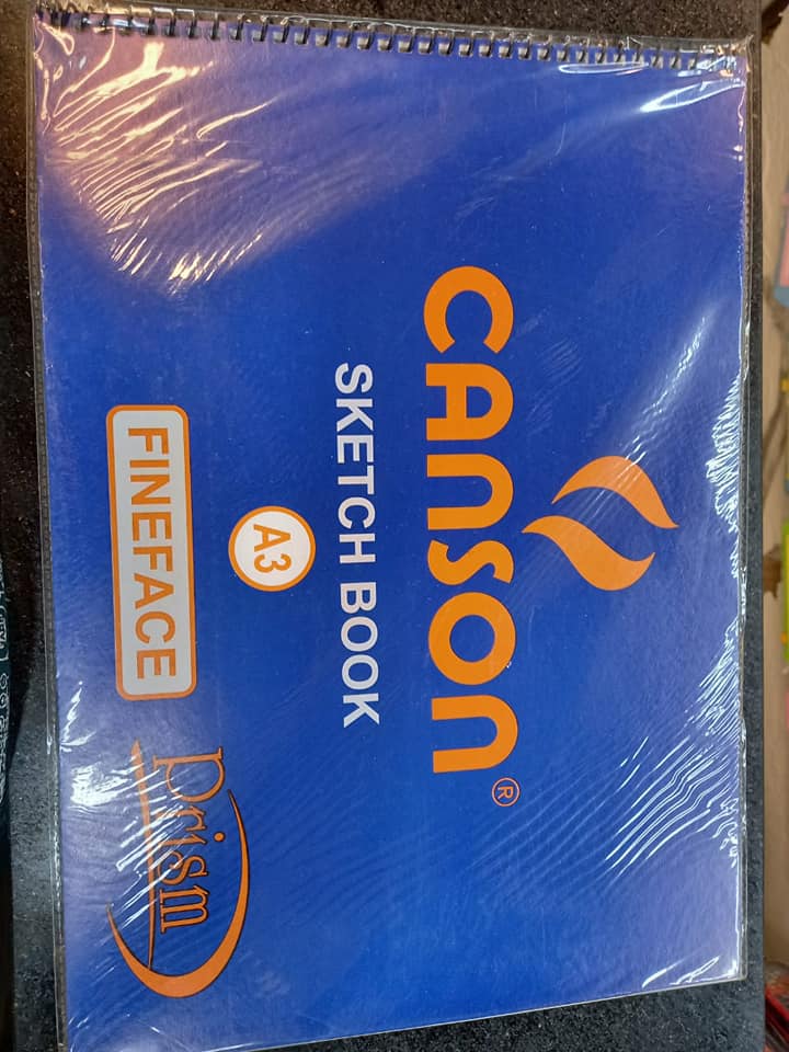 CANSON sketchbook for drawing and painting pad textured 20 sheet