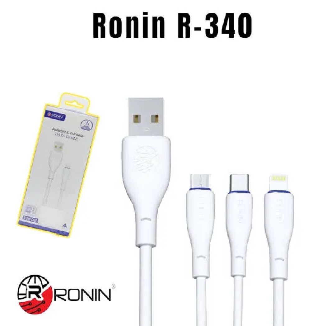Ronin R-340 Charging Cable – Fast Charging Durable USB Cable for Smartphones & Devices price in Pakistan