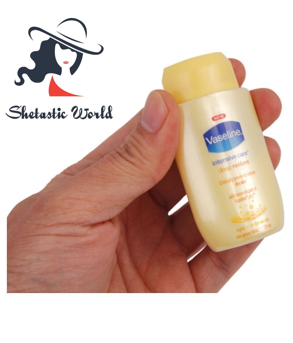 vaseline intensive care deep restore body lotion 20 ml