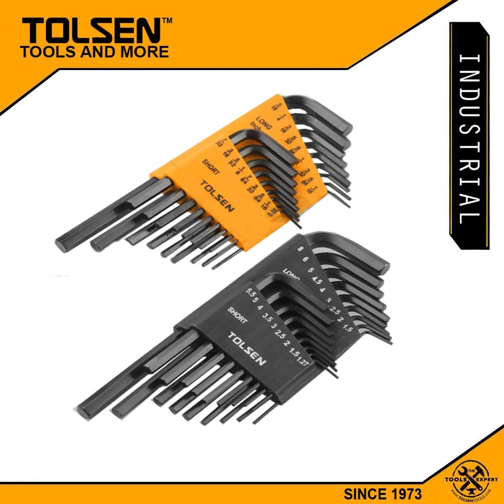 JS Tolsen 36 Pcs Inch And Metric Hex Key Set | Daraz.pk