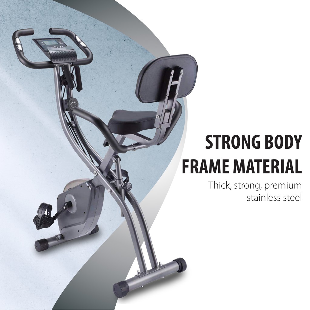 compact recumbent stationary bike