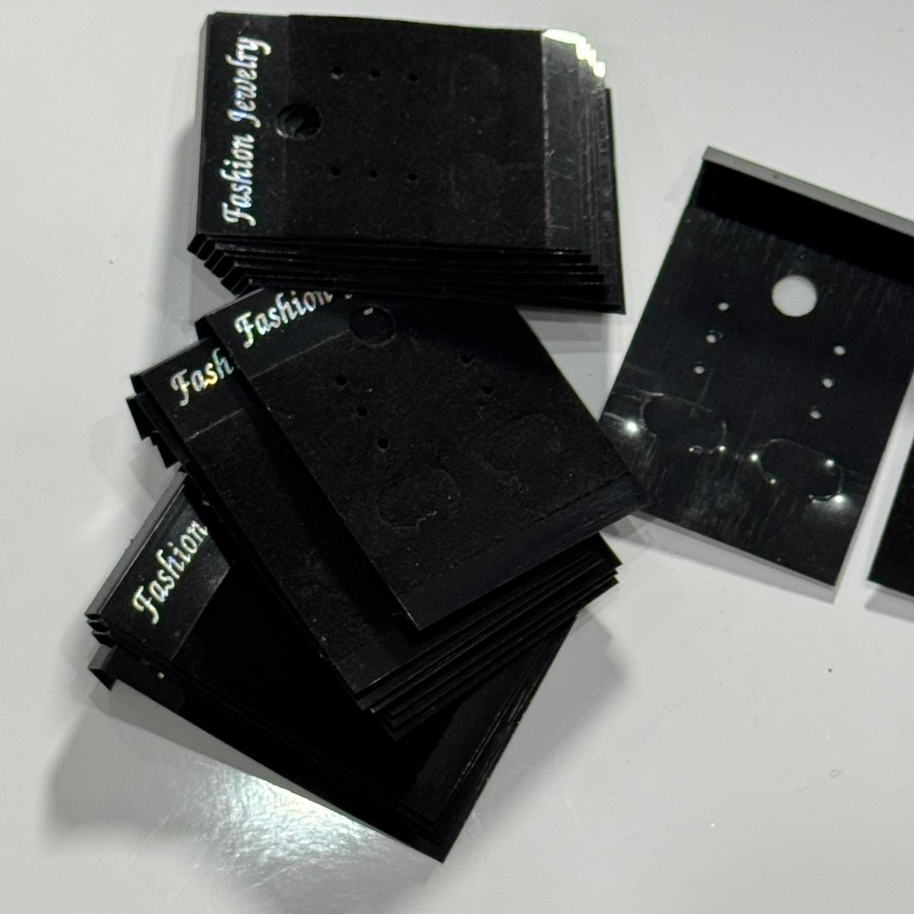 Earring Stud Tag Card Display 20Pcs | Valvet  Ear Studs Card | Hanging Jewelry Tags 4slots