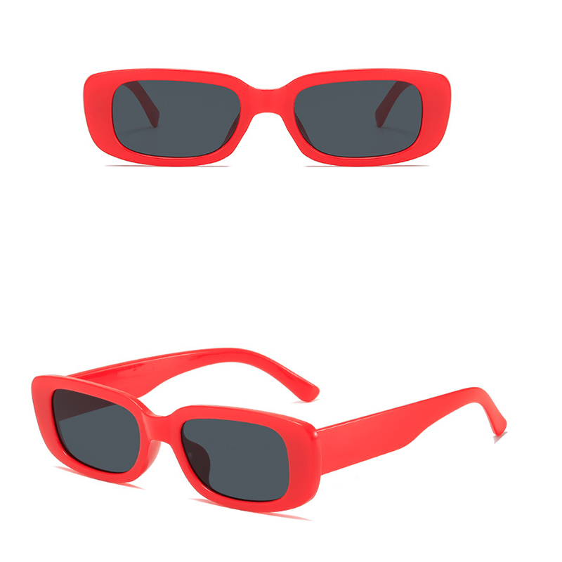 Classic Rectangle Leopard Frame Sunglasses For Women