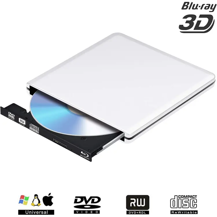 Lecteur Blu Ray Dvd Externe 3d, Usb 3.0 Et Lecteur Bluray Cd Dvd