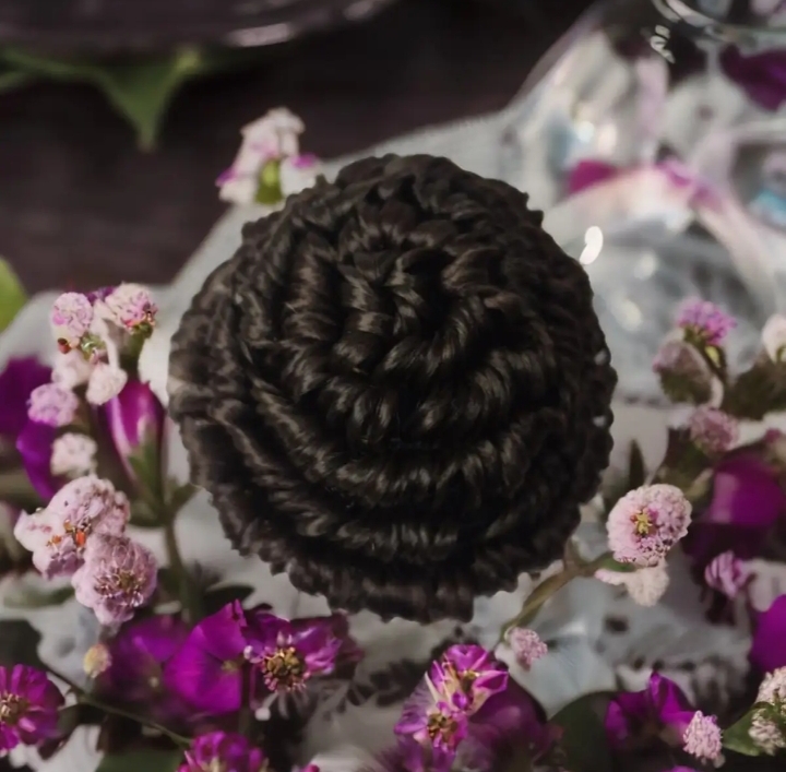 Fashion Women Wavy Curly Bun Synthetic Bud Hair Extension Artical 7638746556
