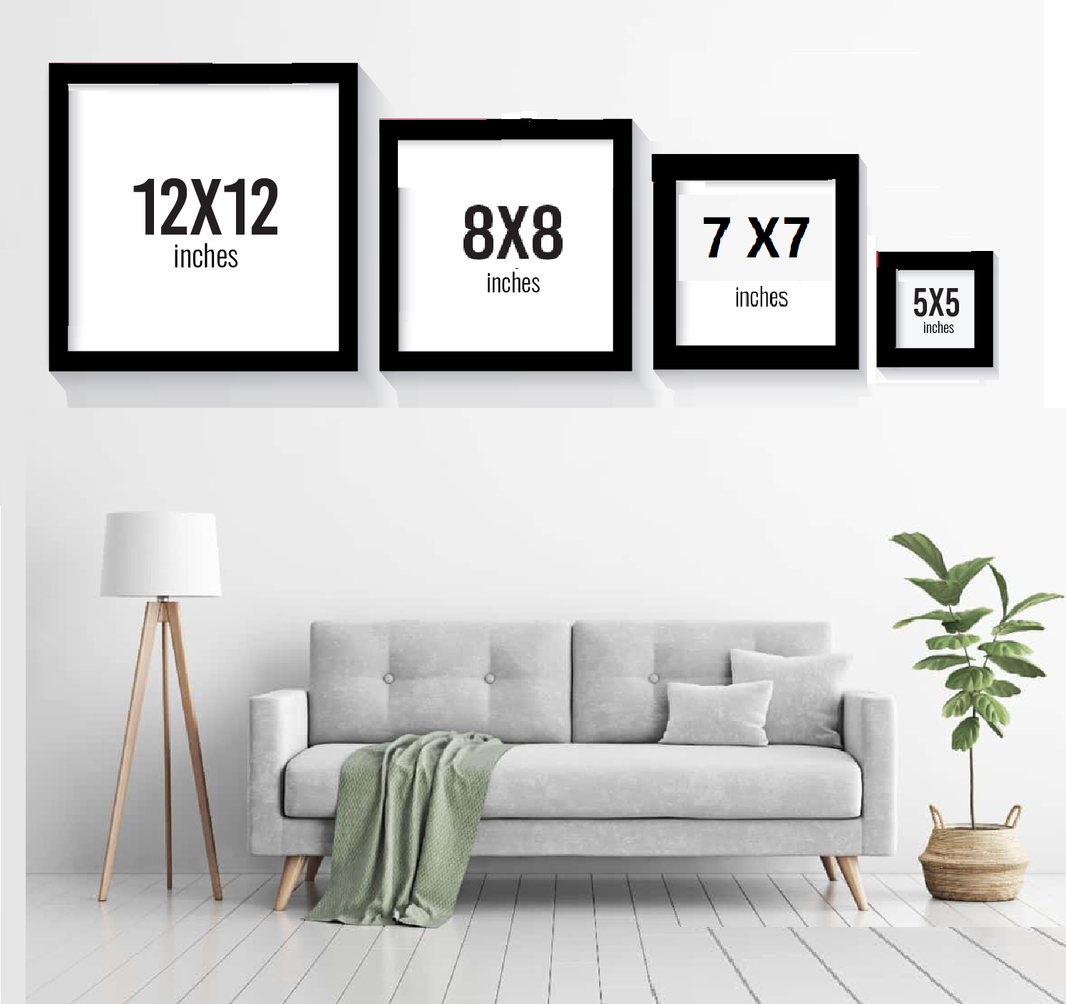 Frames with Prints, Square - Glass front with FREE PRINT Black, Customized Photo Gallery, Wall Decor, Wall Hangings, Home Decoration, photo frames online Pakistan, Picture Gallery for Living Room Study Room