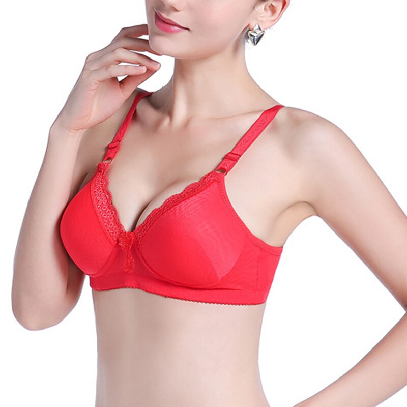Summer Breathable Bra Women 3/4 Cup Bras Sexy Comfort Wireless Zero  Pressure Push Up Lingerie Simply Fashion Style Bralette