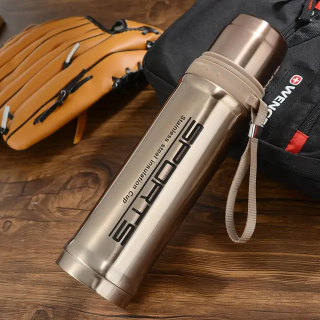 Sports Vacuum Flask 750ML Stainless Steel Water Bottle – Hot and Cold