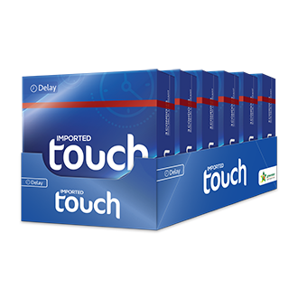 Touch Delay Condoms Tray - Pack of 3 - 18 Pieces (6 x 3's)