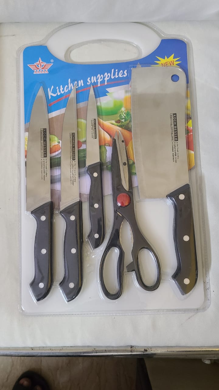 Stainless Steel Knife Set Kitchen Fivepiece Kitchen Knife Gift Set