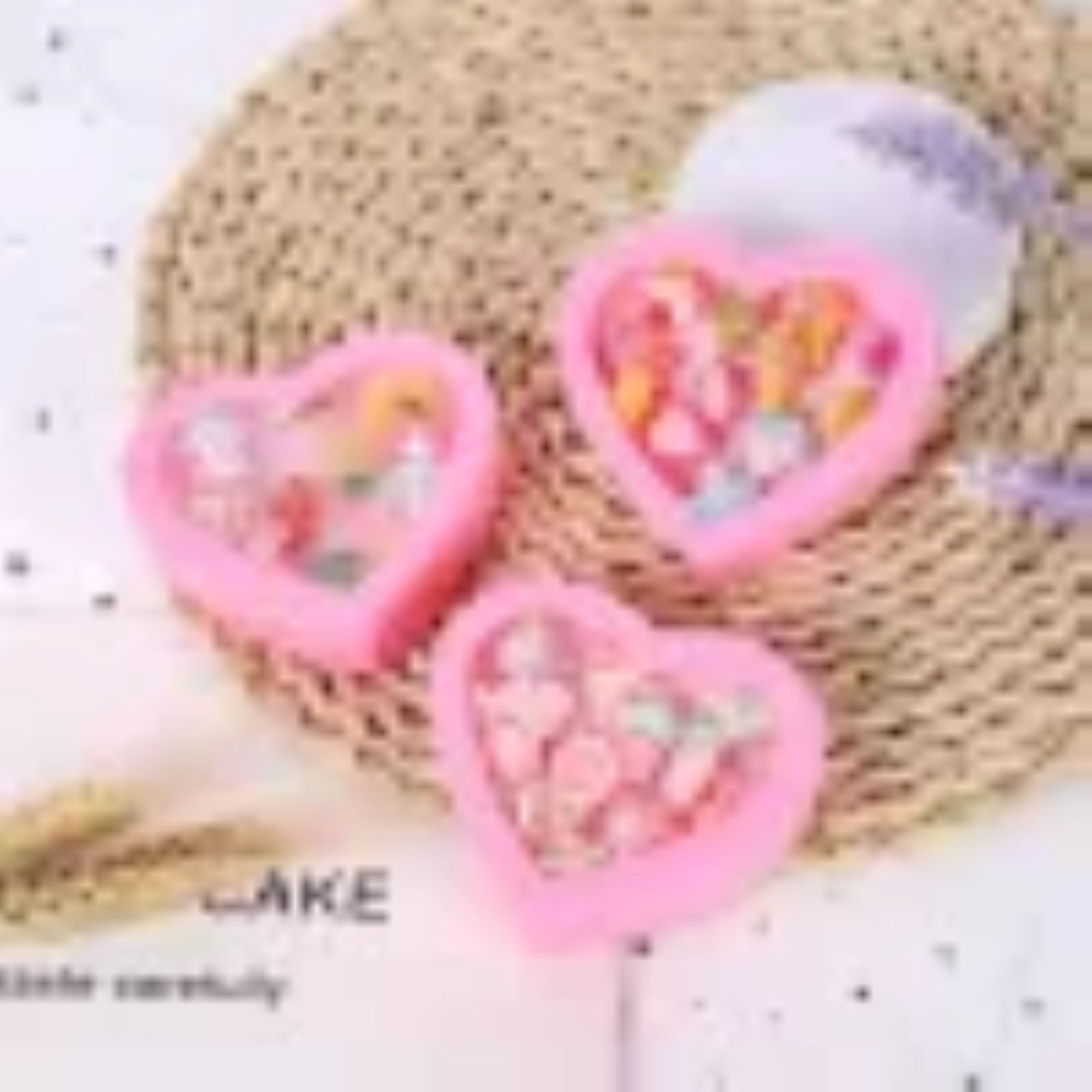 Kids Fashion Jewelry Set with Cartoon Animal Rings, Colorful Plastic Rings for Children - 12 Pieces