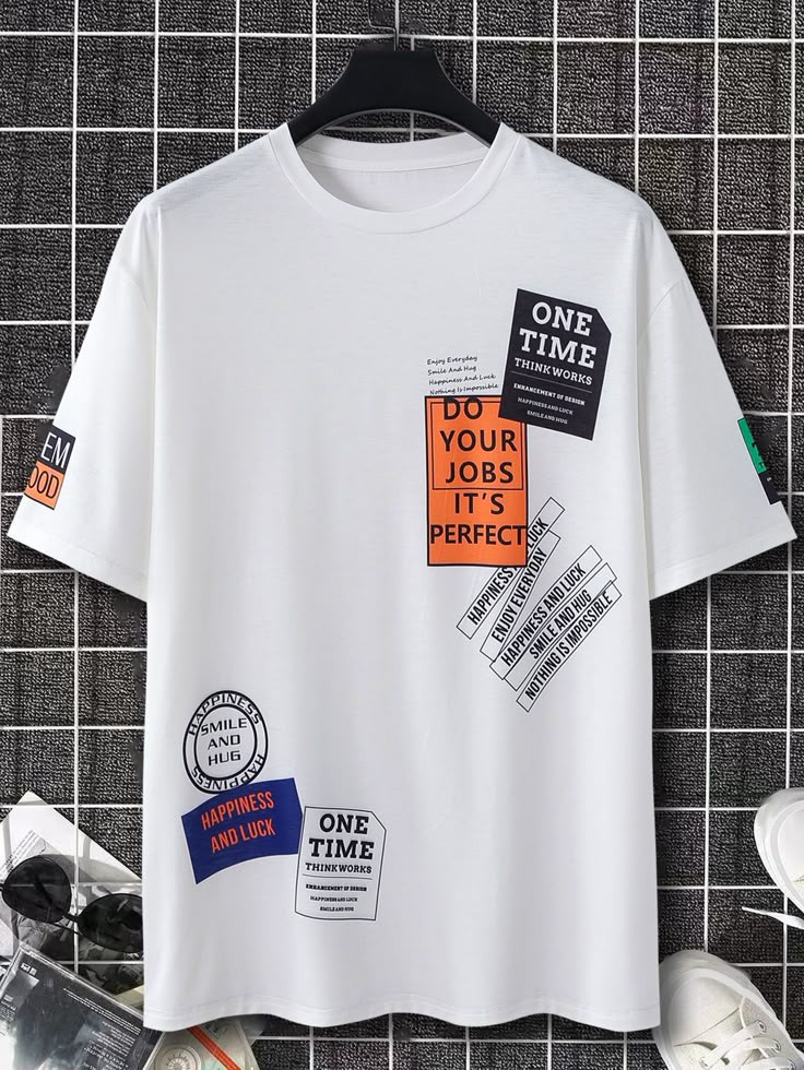 Writting Printed T shirt For Men/women Summer Collection Soft jersy o neck hlf seleves t shirt