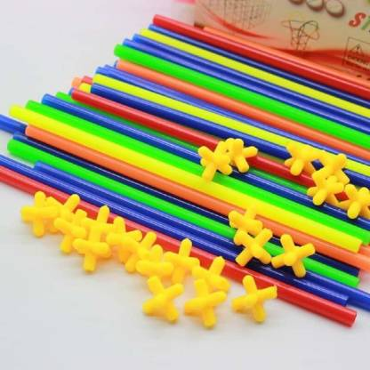 Super Bamboo Sticks Building Blocks | Learning Toys | Creative Toys | Building Block Sticks 200 Pcs For Kids