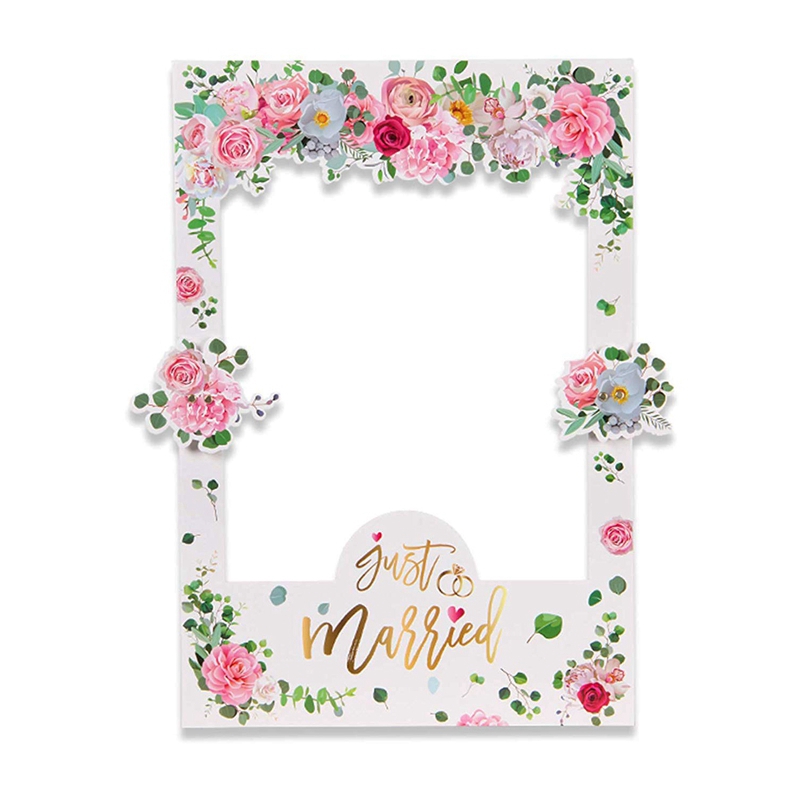 Floral Wedding Selfie Frame Photo Booth Prop Decoration Rose Flower Wedding Bridal Shower Hen Night Do Party Game Accessories Buy Online At Best Prices In Pakistan Daraz Pk