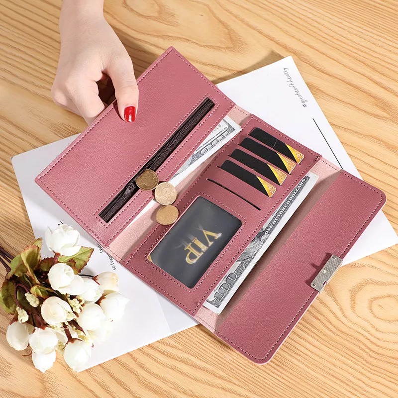 Wallet for Women - New Fashion Long Trifold Purse and Wallet for Girls