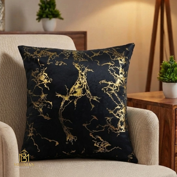 16x16 Texture Velvet Cushion Cover with Silk Back and Side Zipper for Sofa Decor