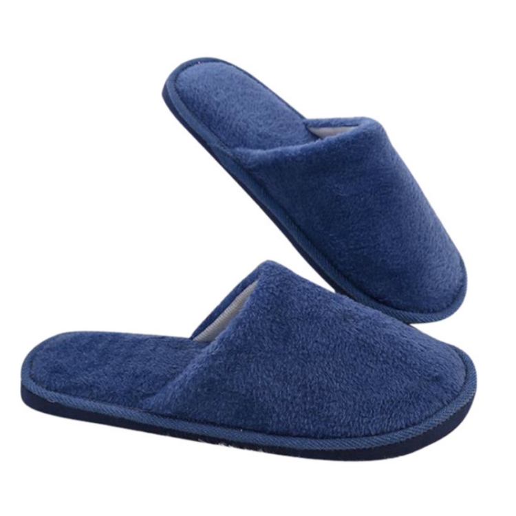 Black hawk High Quality Men Women Indoor Cotton Slipper - Anti-slip Plush Slipper Winter Warm Cotton Slipper