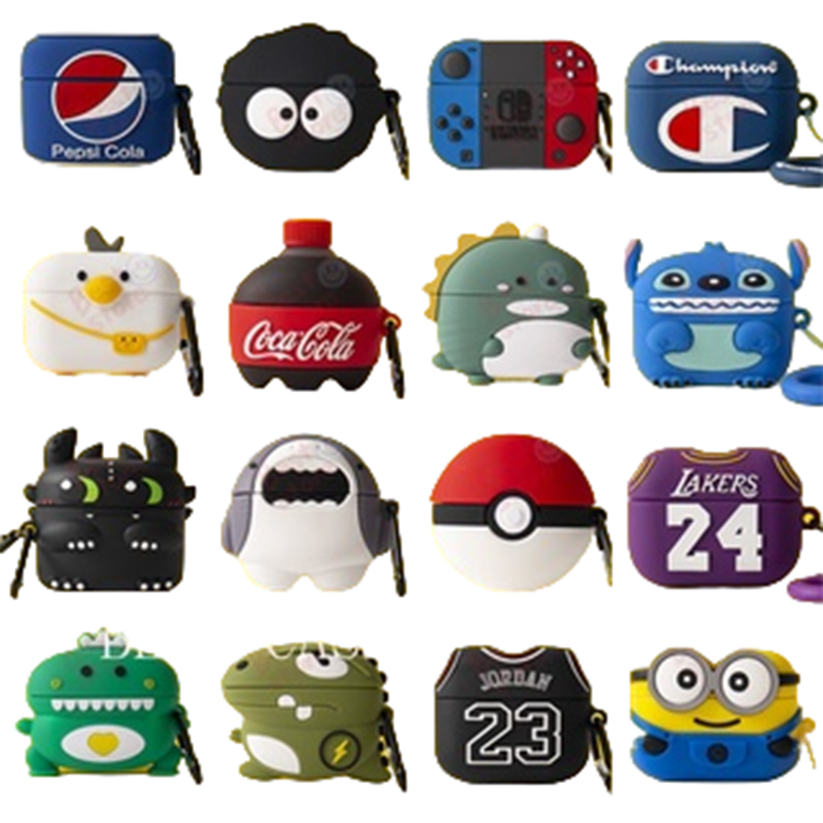 Cute 3D Cartoon Animal Silicone TPU Protective Case Cover for Wireless Earbuds (P_ro / P_ro 2 Series) price in Pakistan