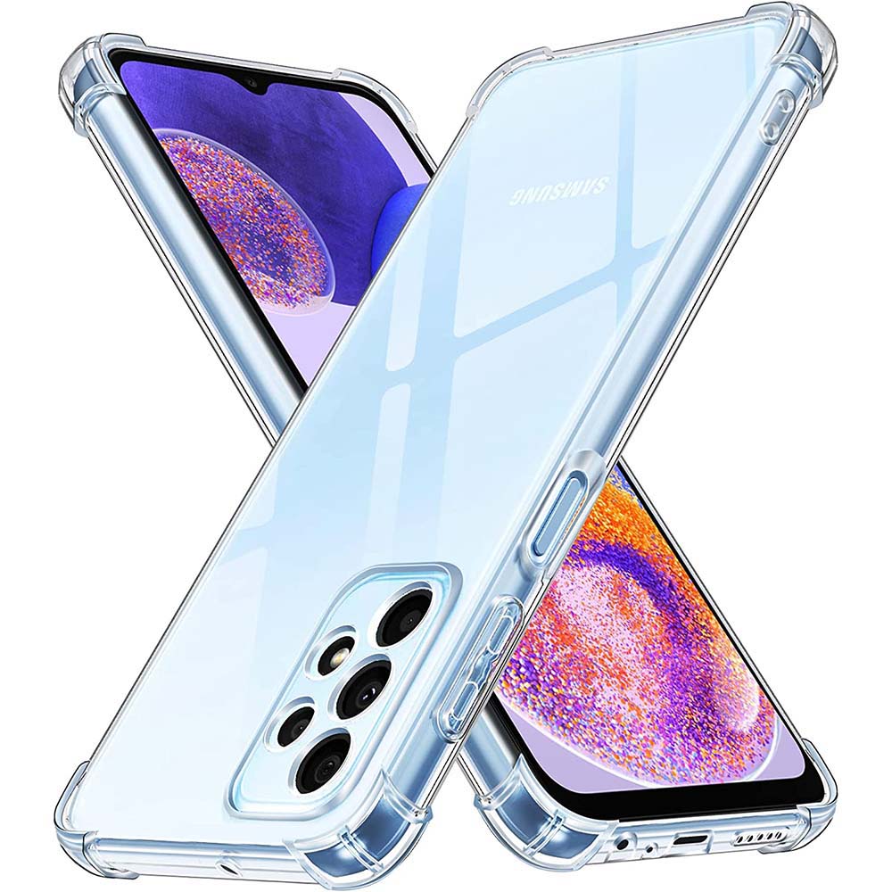 Samsung A33 5G Soft Silicone TPU Transparent Back Cover With Camera Protection