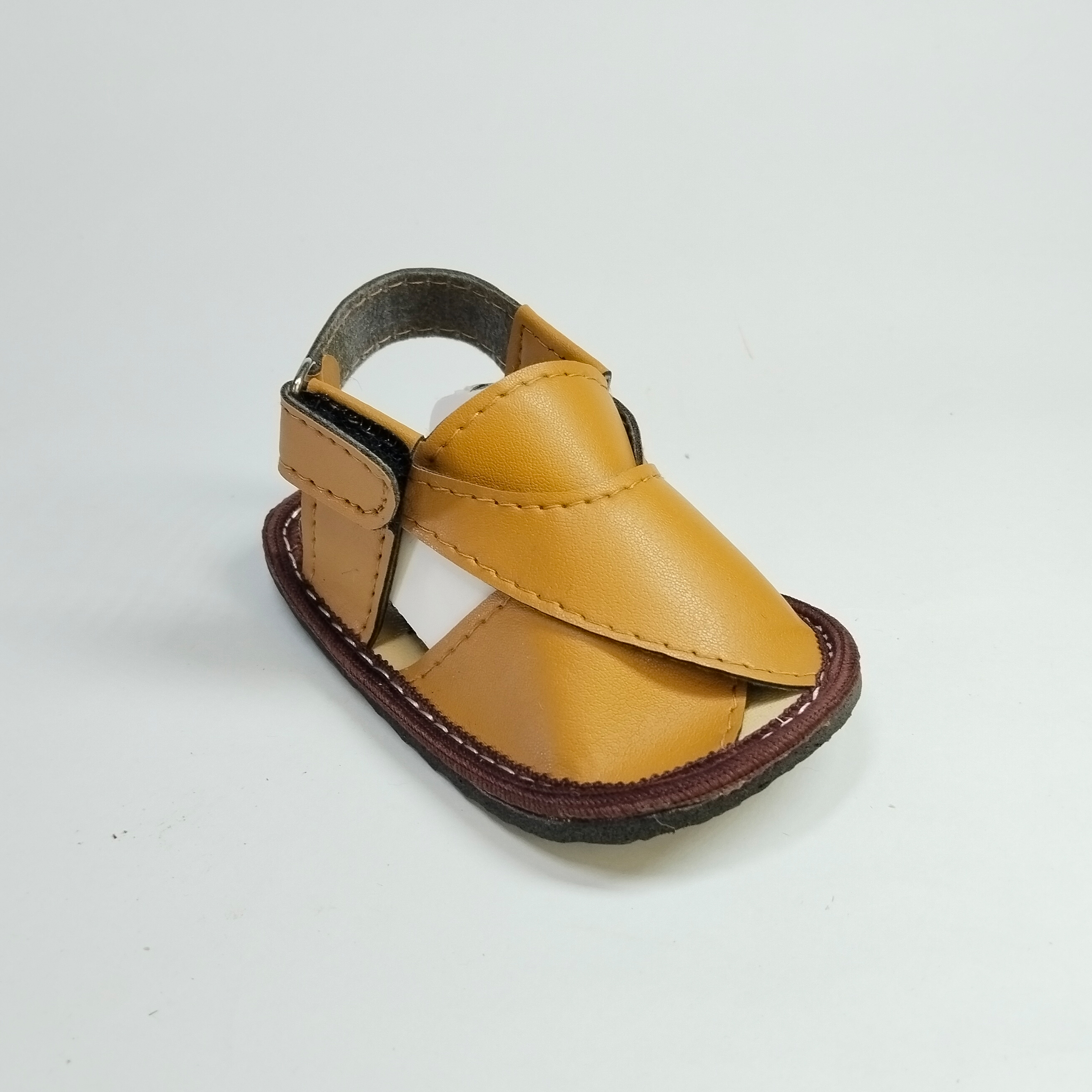 New Elegant Kids Casual Sandals, PU Leather Slip-On Peshawari Style, Sizes 1-4 for 0-12 Months