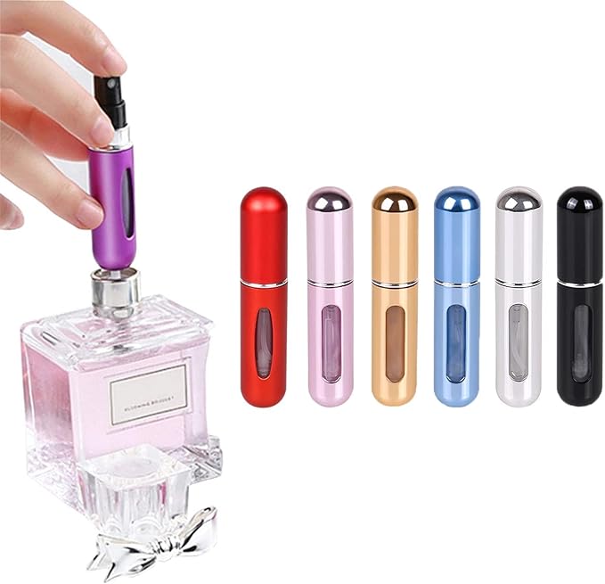 Mini Refillable Perfume Bottle And Atomizer | Mini Perfume Refilable Automizer Spray Bottle for Multi Purpose | Best Perfum Refillable Metal Body price in Pakistan
