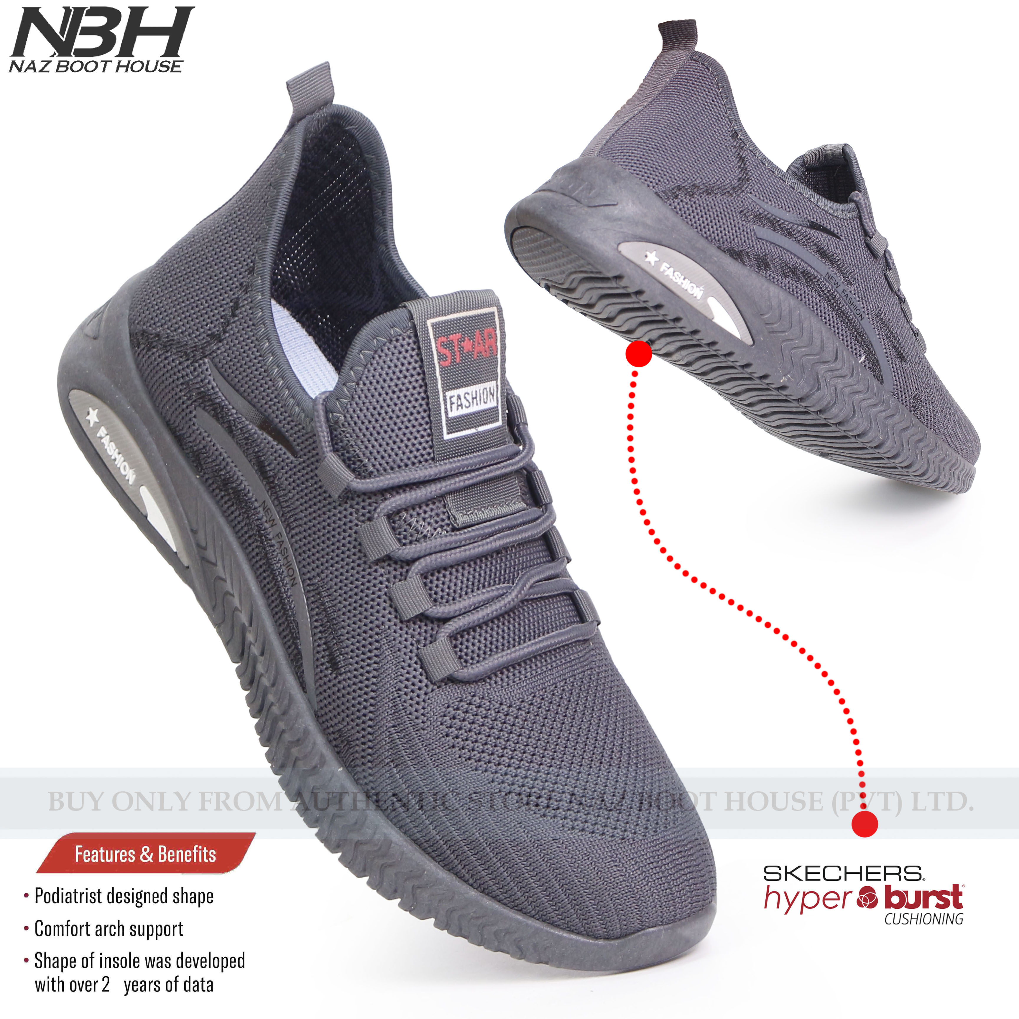 NBH Joggers Shoes For Men  - New Non Slip Top Sports Shoes For Men - Breathable Running Shoes For Boys - Cricket Shoes For Boys - Sneakers For Men - Perfect Gift For Boys