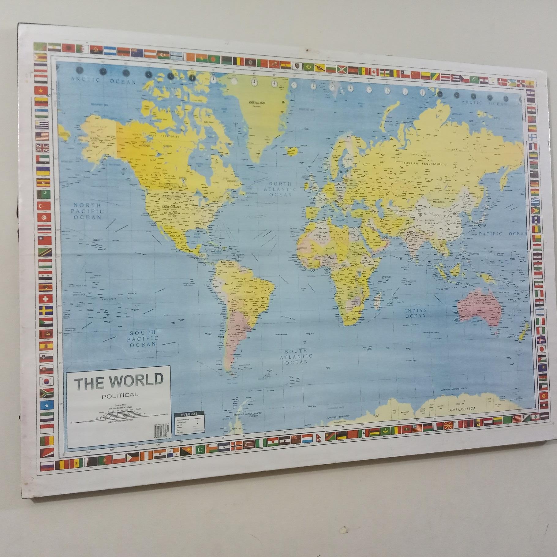 Navneet Happy Wall Chart World Map (Political) Wall Chart, 43% OFF