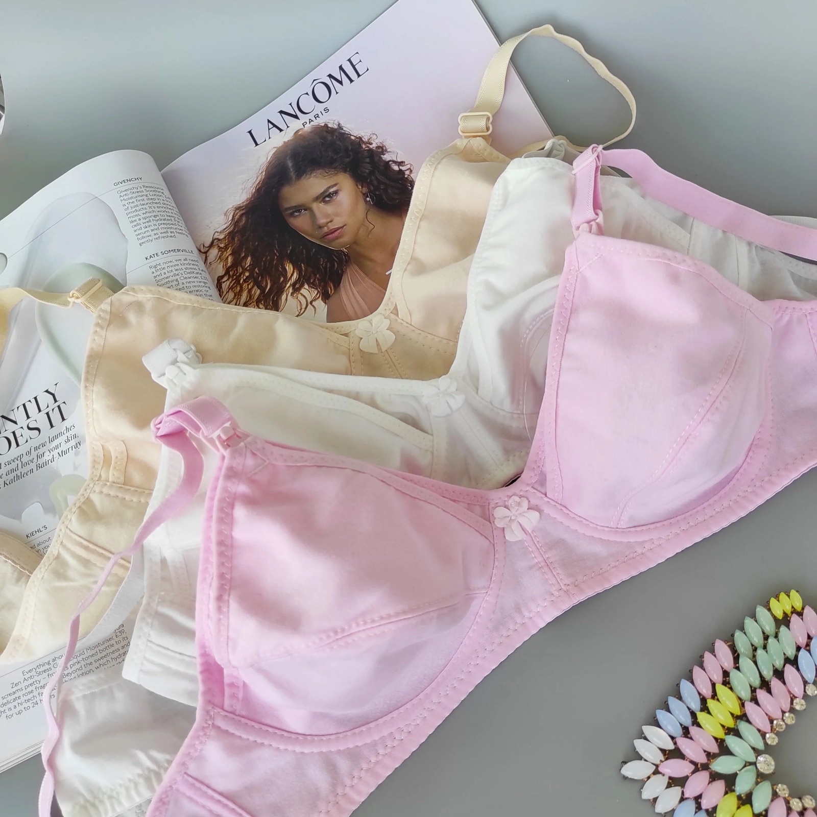 Women's Cotton Breastfeeding Nursing Maternity Bra