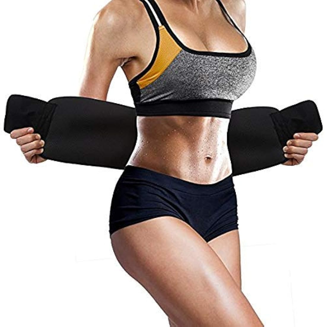 Slimming Taping Hot Shaper Sweat Slim Belt Fat Cutter & Fat Burner Hot Shaper Hot Belt Free Size for Men & Women