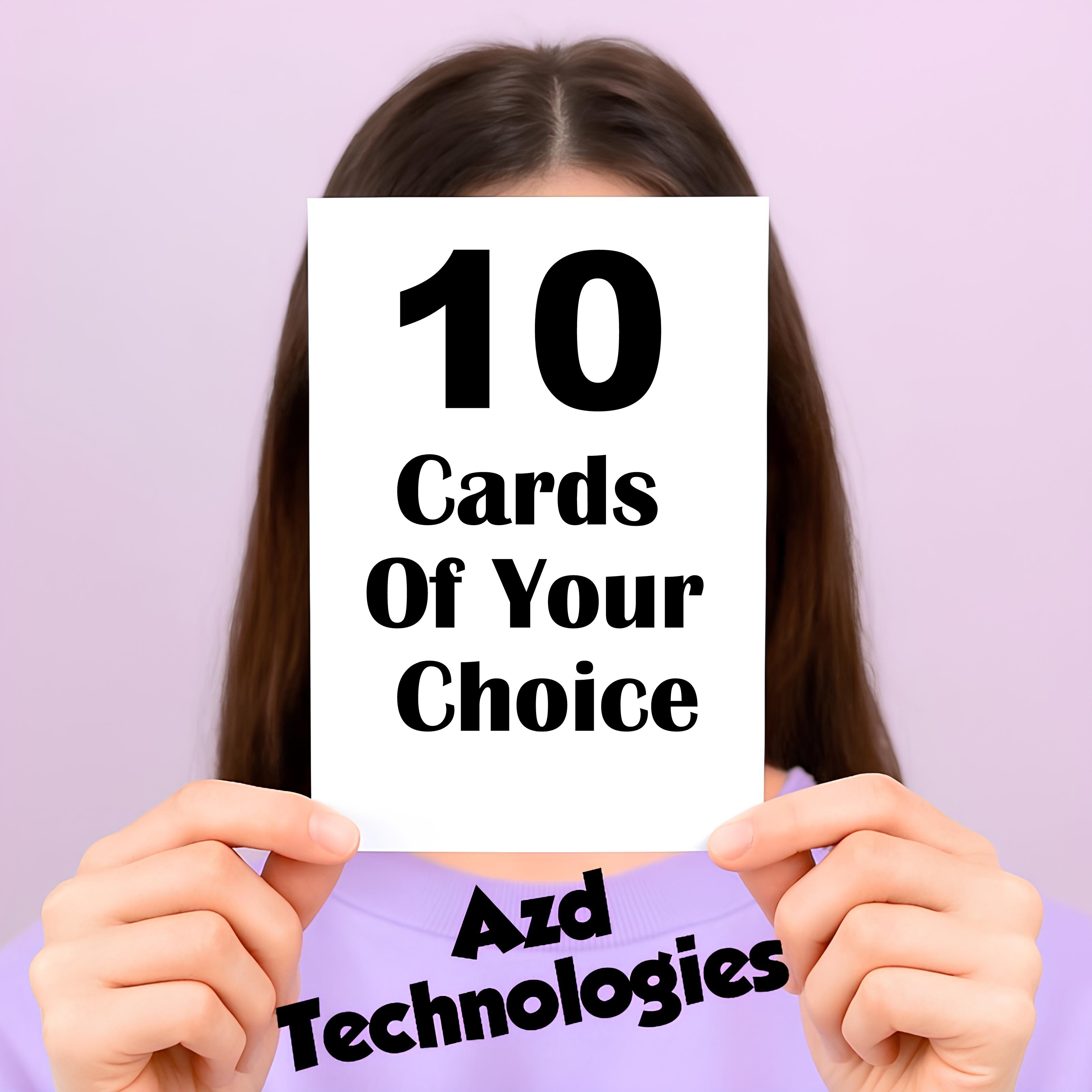 Gaming Posters of your choice 50 Cards 4x6 For Wall Decor - Gaming Room
