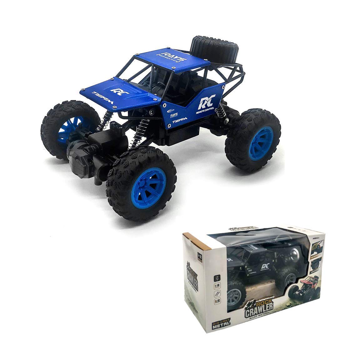 Rock Crawler Electric RC Vehicles Alloyed Remote Control Toy Car for Kids & Boys