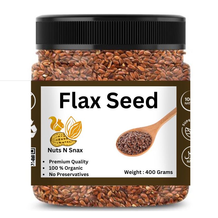 Flax Seeds 400g Alsi Seeds Organic Pack Flexseed | Flaxseed By Nuts N Snax