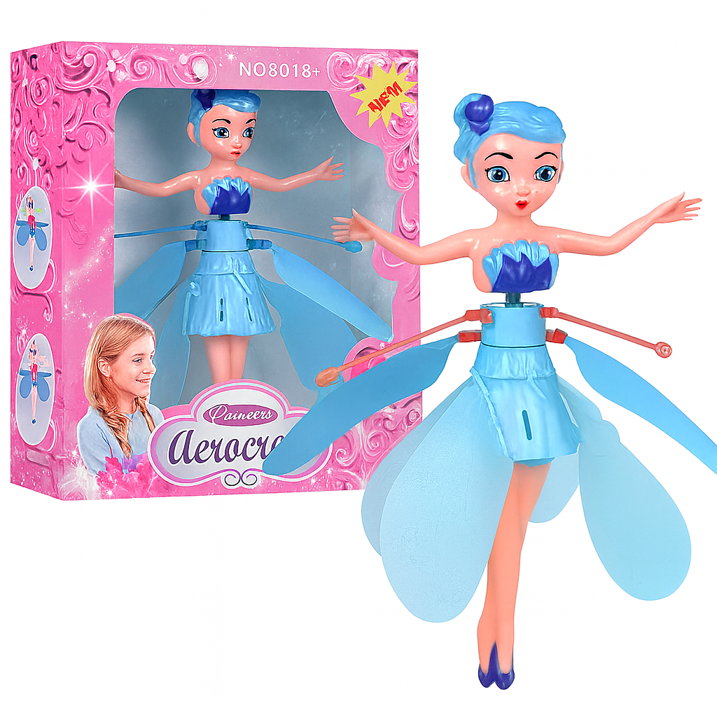 Enchanting LED Light-Up Flying Fairy Princess Doll with Remote Control ...
