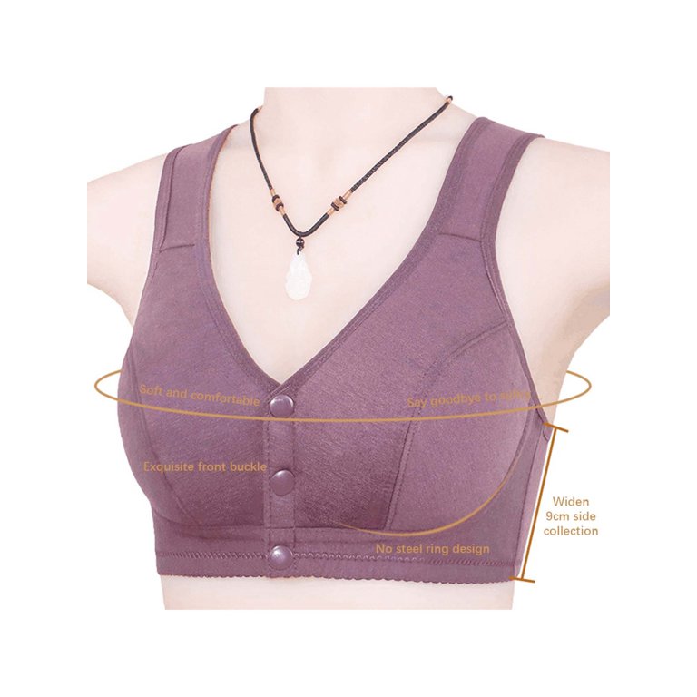 Front Open 3 Button Maternity Nursing  Bra for Women's