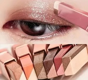 Eyeshadow Stick 2 In 1 Double Color Gradient Velvet Shadow Stick Eye Makeup Waterproof Lasting Shimmer Metallic Eyeshadow Makeup