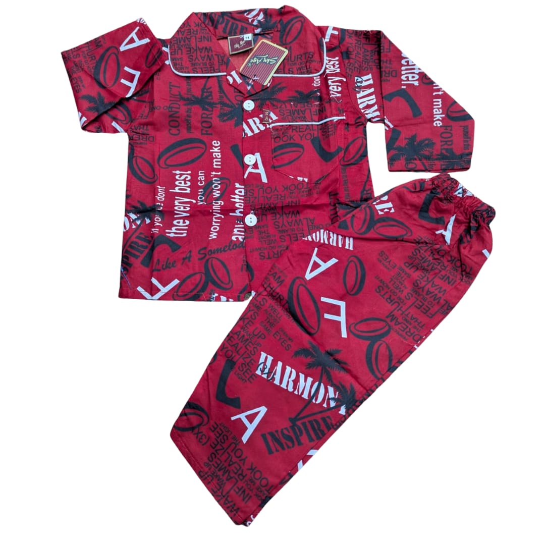 Boys Nightsuit Cotton price in Pakistan