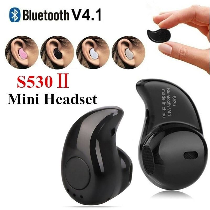 S530 Mini Single Ear Wireless Bluetooth Earphone | Stereo Sound | Handsfree Headset | Compatible with All Bluetooth Devices