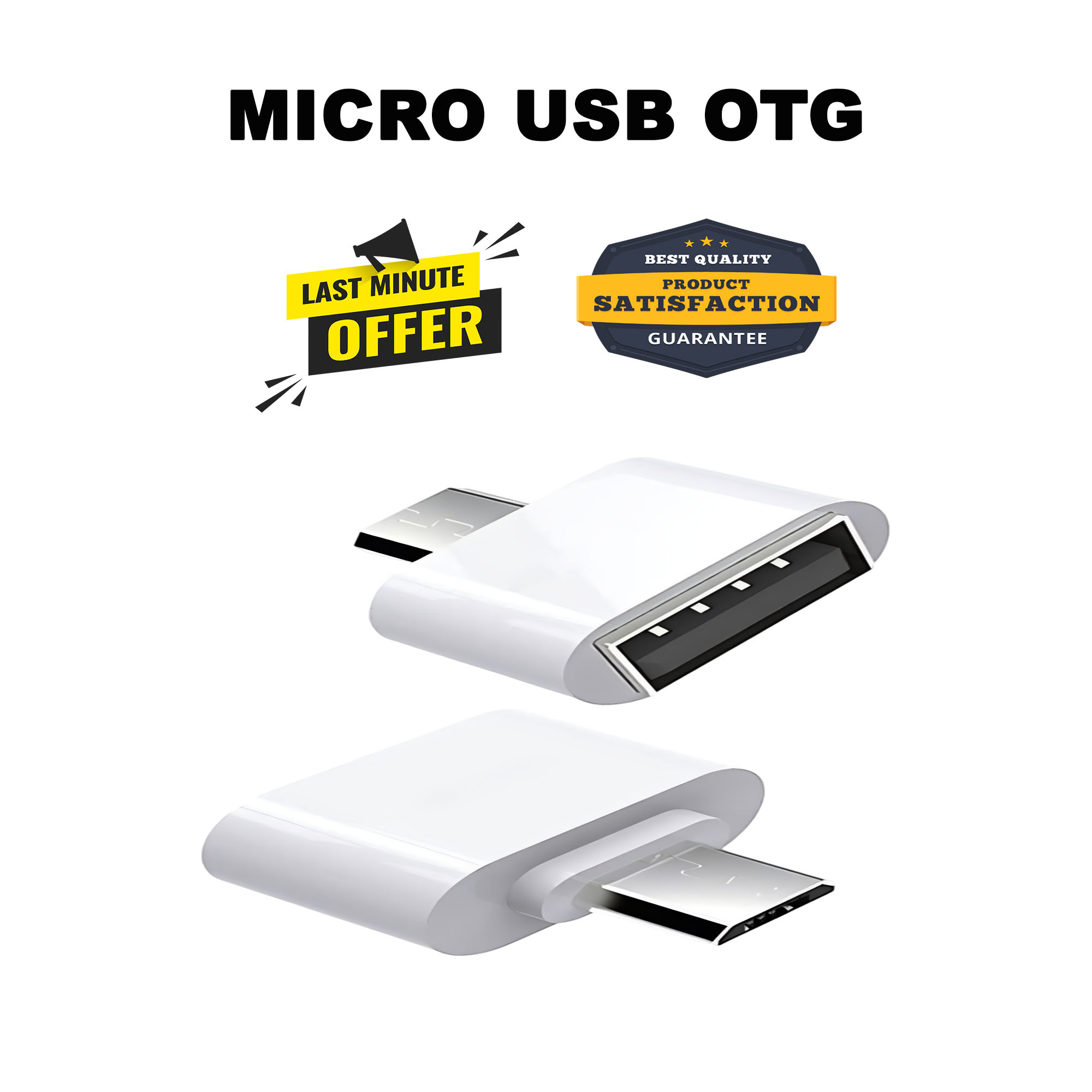 Micro USB OTG Adapter | Female USB To Male Micro USB