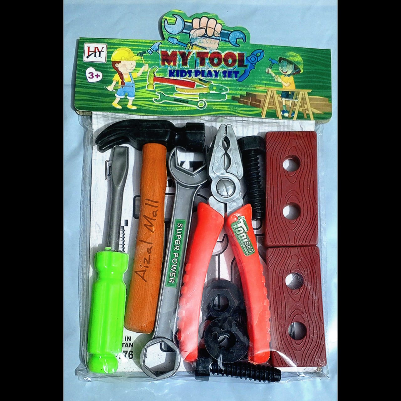 Tools set toys for kids Colourful and Good Quality Plastic (Aizal Mall)